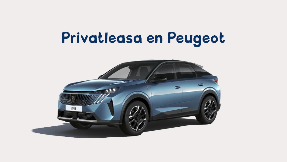 Peugeot privatleasing hos GoMore - nu med flera modeller till olika priser