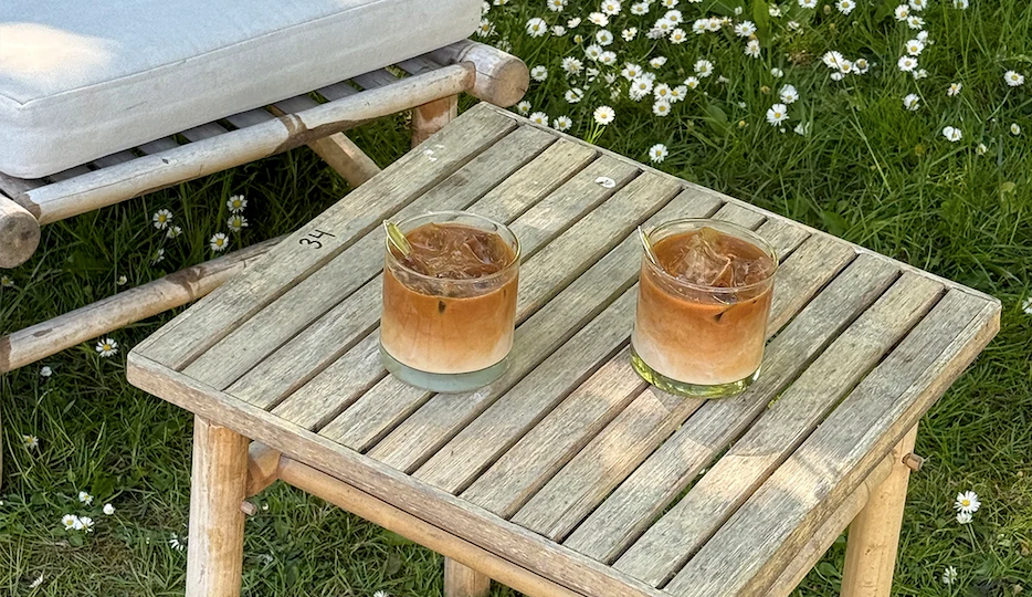 Nyd en forfriskende iskaffe